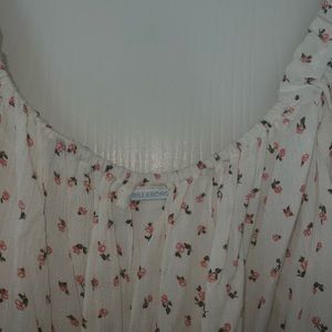 Billabong off the shoulder top